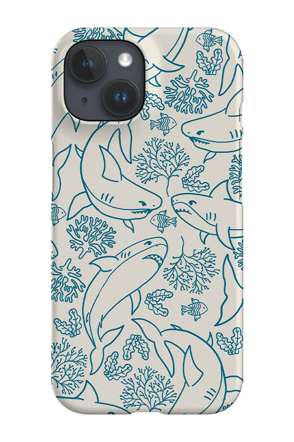 RoyalCovers.uk - Shark Coral Reef Phone Case (Beige Blue)