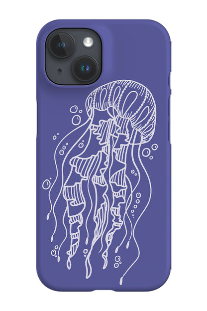 RoyalCovers.uk - Minimalist Jellyfish Phone Case (Lilac Purple)