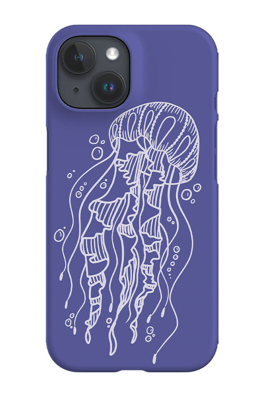 RoyalCovers.uk - Minimalist Jellyfish Phone Case (Lilac Purple)