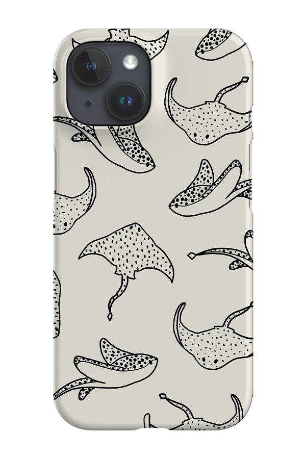 RoyalCovers.uk - Stingray Line Art Phone Case (White)