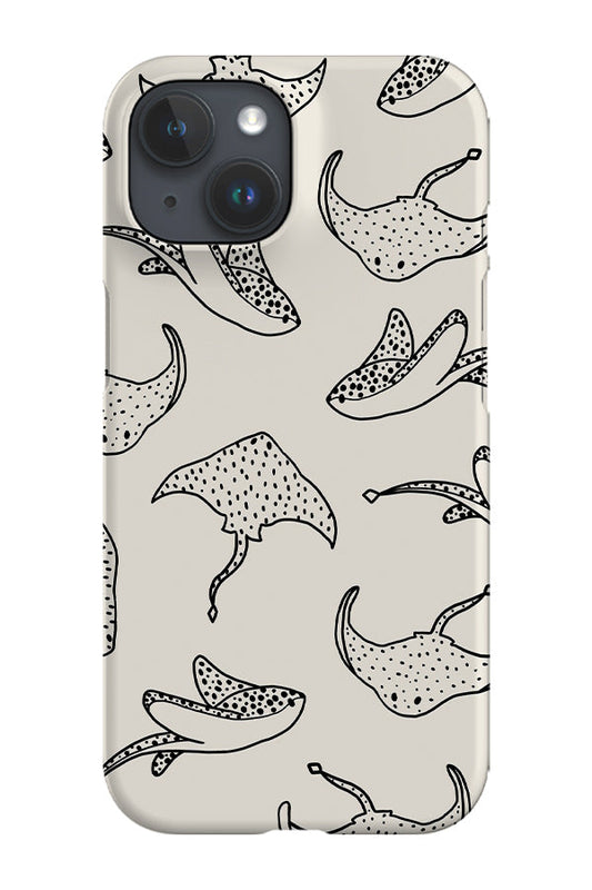 RoyalCovers.uk - Stingray Line Art Phone Case (White)