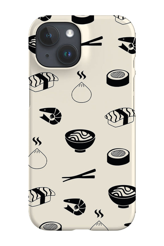 RoyalCovers.uk - Sushi Pattern Phone Case (Cream)