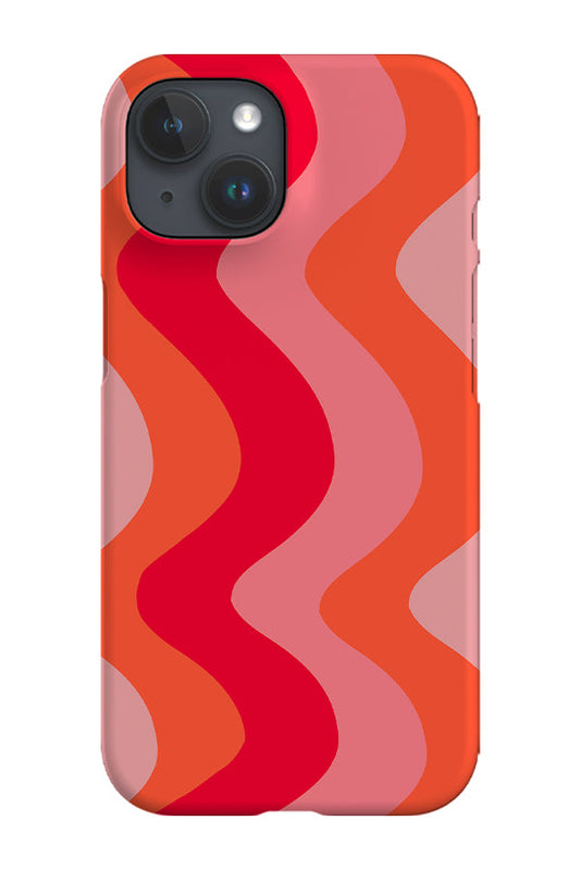 RoyalCovers.uk - Wave Phone Case (Pink Red)