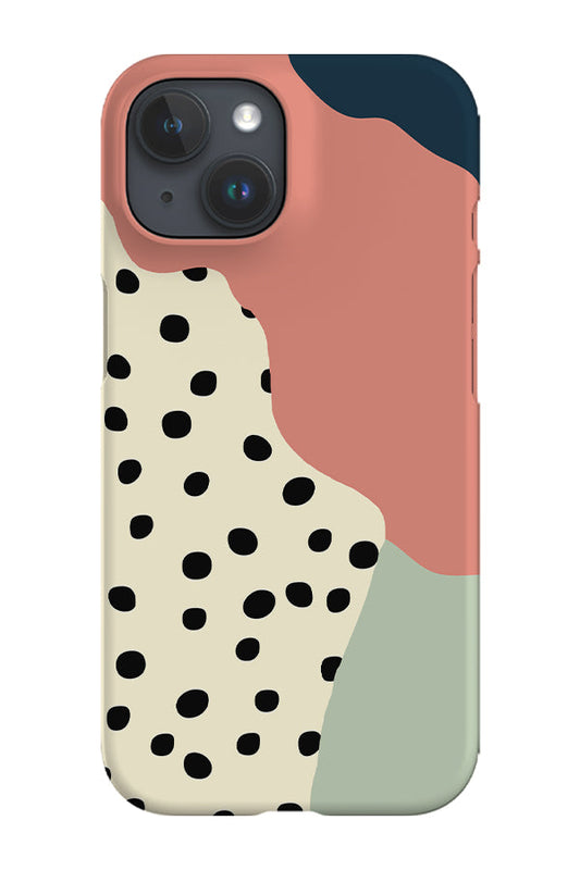 RoyalCovers.uk - Wavy Shapes & Small Dots Phone Case (Blue)