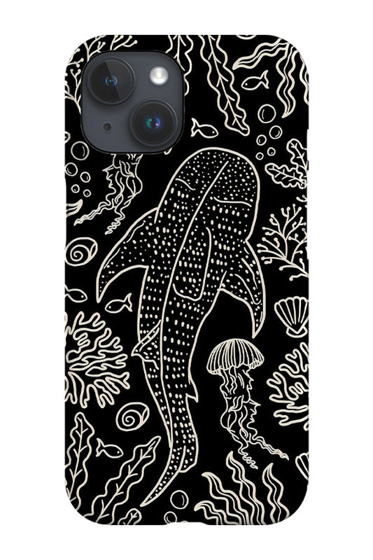 RoyalCovers.uk - Whale Shark Coral Reef Phone Case (Black)
