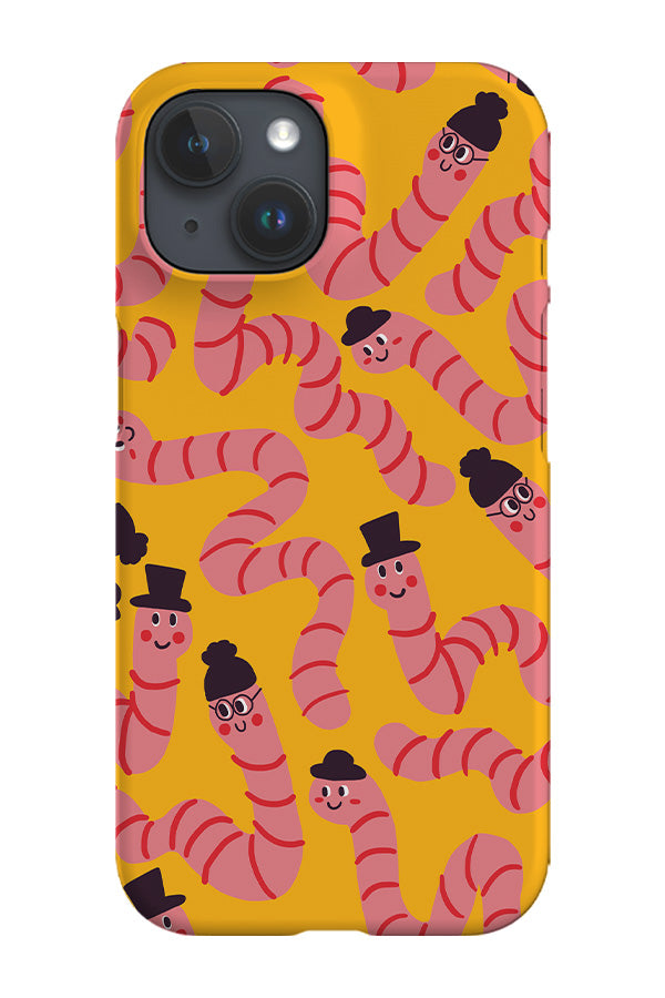 RoyalCovers.uk - Worms with Hats Phone Case (Yellow)