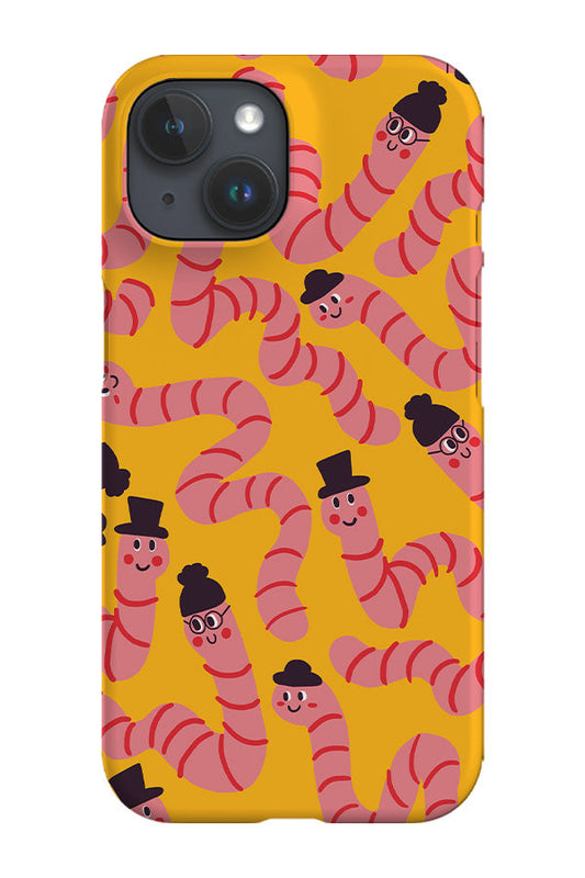 RoyalCovers.uk - Worms with Hats Phone Case (Yellow)