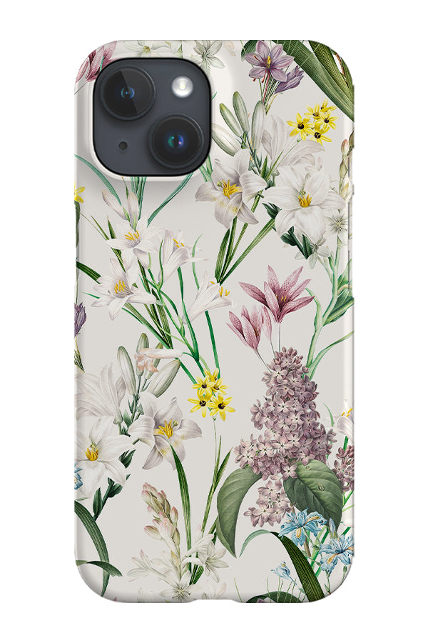 RoyalCovers.uk - Beautiful Lilac and Lilies By Uta Naumann Phone Case (White)