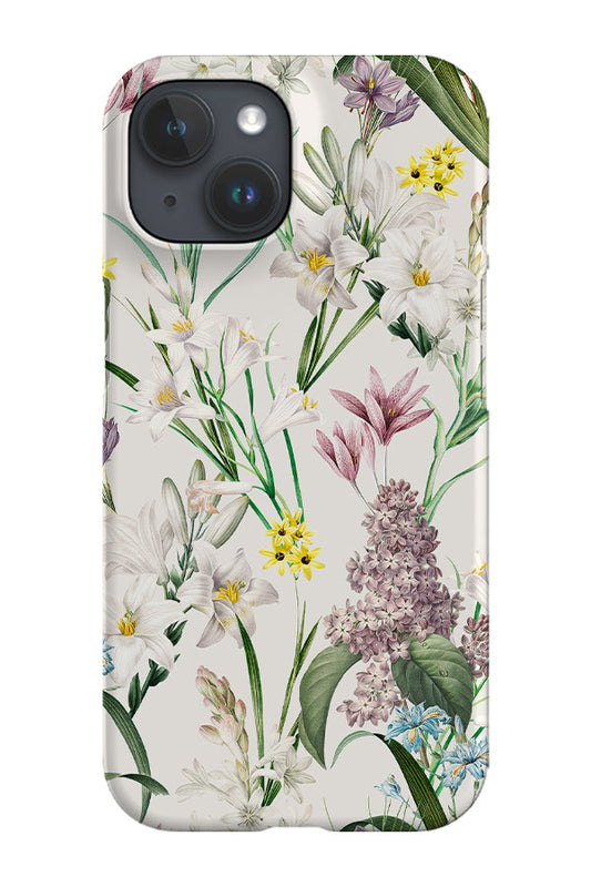 RoyalCovers.uk - Beautiful Lilac and Lilies By Uta Naumann Phone Case (White)