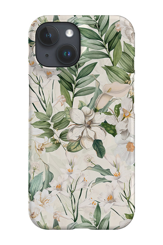 RoyalCovers.uk - Victorian Magnolia and Palms By Uta Naumann Phone Case (White)