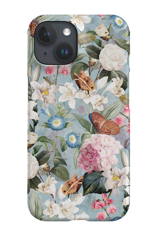 RoyalCovers.uk - Vintage Tropical Hydrangea By Uta Naumann Phone Case (Blue)