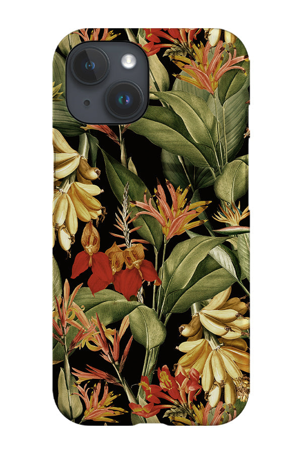 RoyalCovers.uk - Tropical Banana Leaves By Uta Naumann Phone Case (Black)