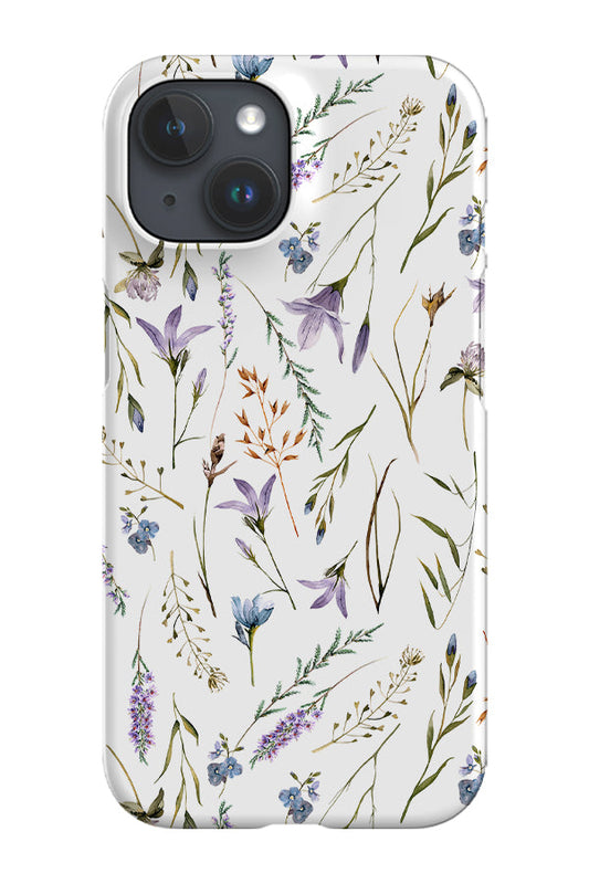 RoyalCovers.uk - Midsummer Purple Wildflowers By Uta Naumann Phone Case (White)
