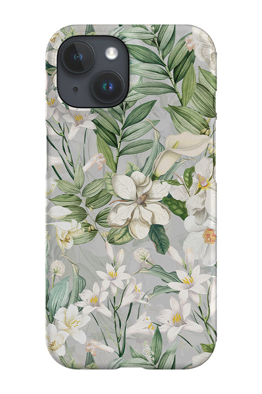 RoyalCovers.uk - Victorian Magnolia and Palms By Uta Naumann Phone Case (Grey)