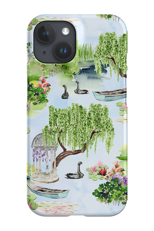 RoyalCovers.uk - Monet Duck Pond Garden By Uta Naumann Phone Case (Blue)