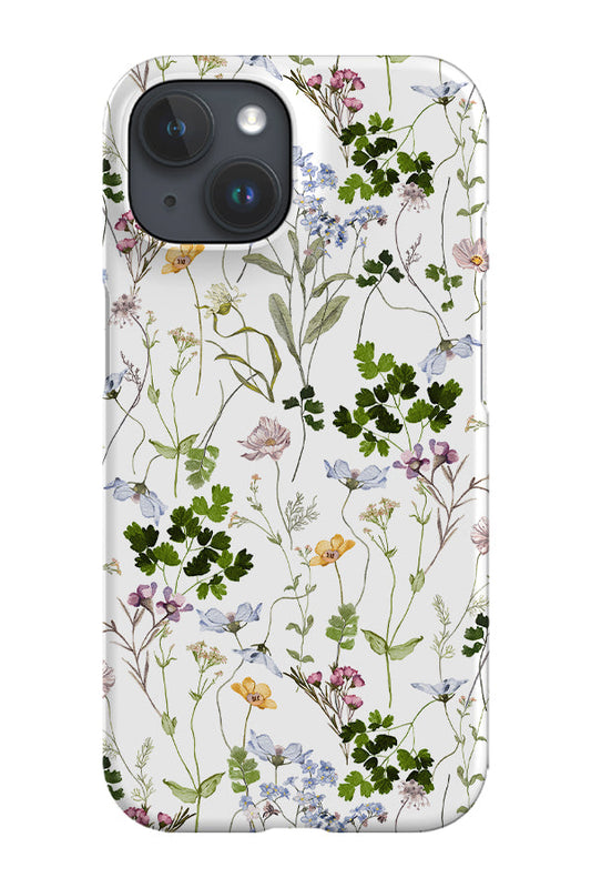 RoyalCovers.uk - Soft Pastel Wildflowers By Uta Naumann Phone Case (White)