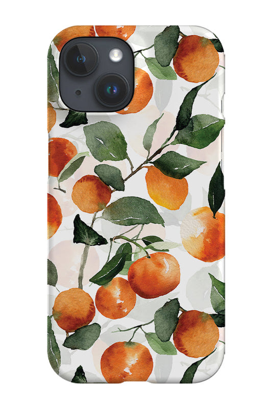 RoyalCovers.uk - Watercolour Citrus Oranges By Uta Naumann Phone Case (White)
