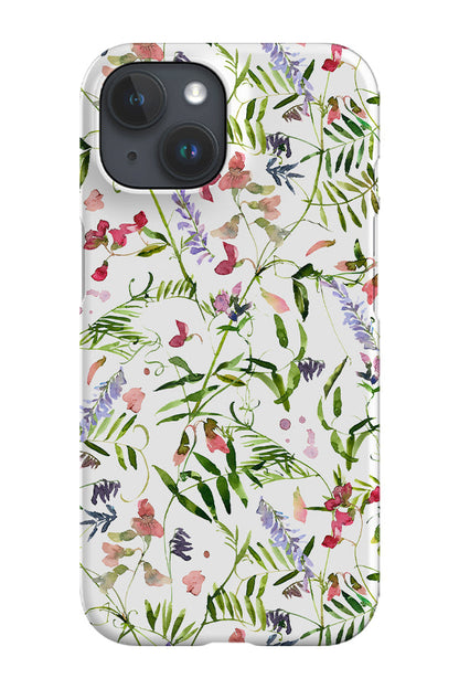 RoyalCovers.uk - Cute Wildflower Meadow By Uta Naumann Phone Case (White)