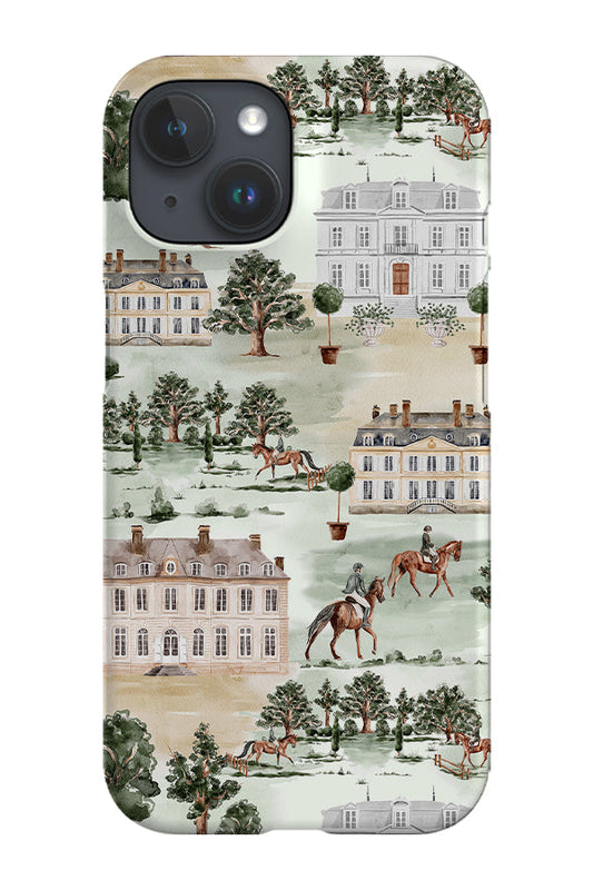 RoyalCovers.uk - British Stately Homes and Horses By Uta Naumann Phone Case (Green)