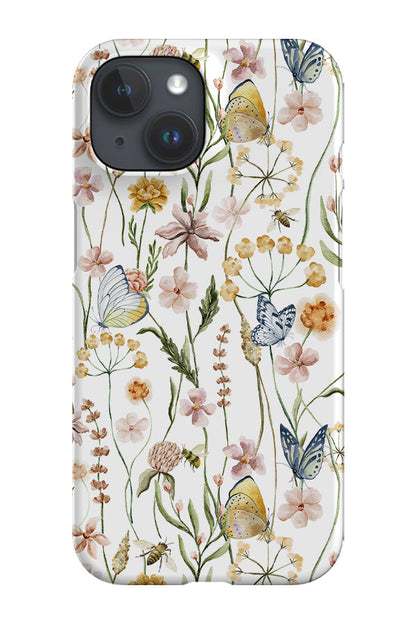 RoyalCovers.uk - Enchanting Wildflower Garden By Uta Naumann Phone Case (White)