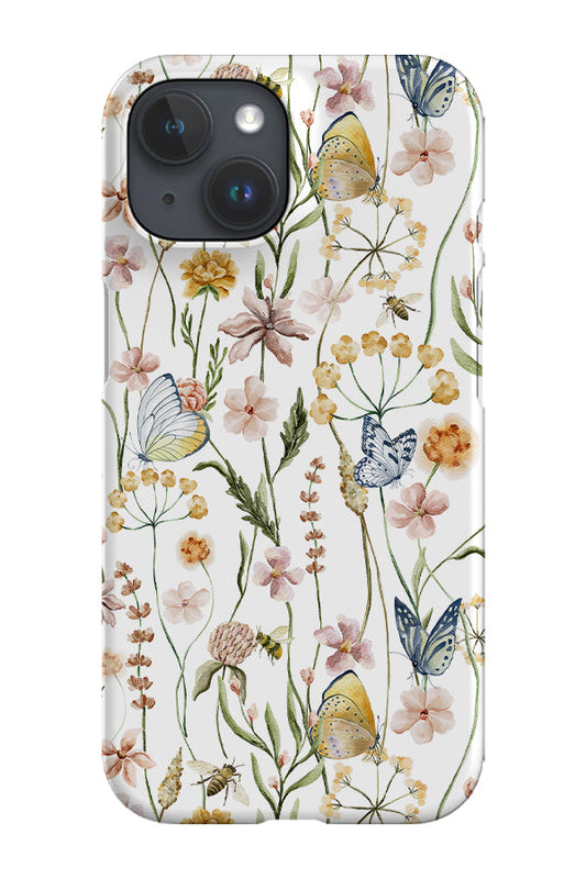 RoyalCovers.uk - Enchanting Wildflower Garden By Uta Naumann Phone Case (White)