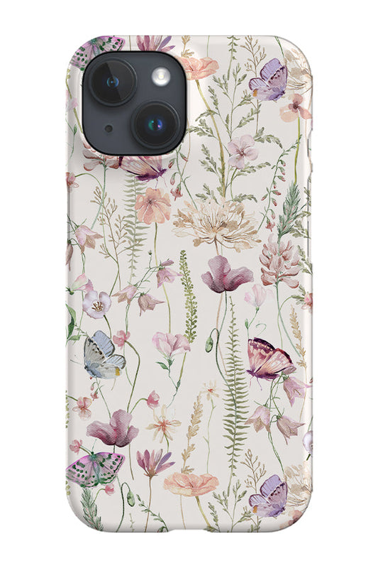 RoyalCovers.uk - Pink Garden Butterflies By Uta Naumann Phone Case (White)