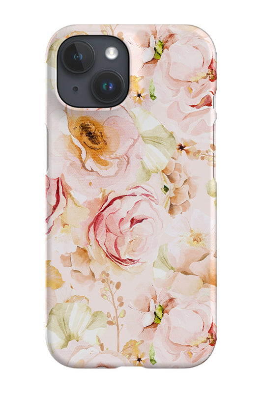 RoyalCovers.uk - Watercolour Summer Pink Roses By Uta Naumann Phone Case (Pink)