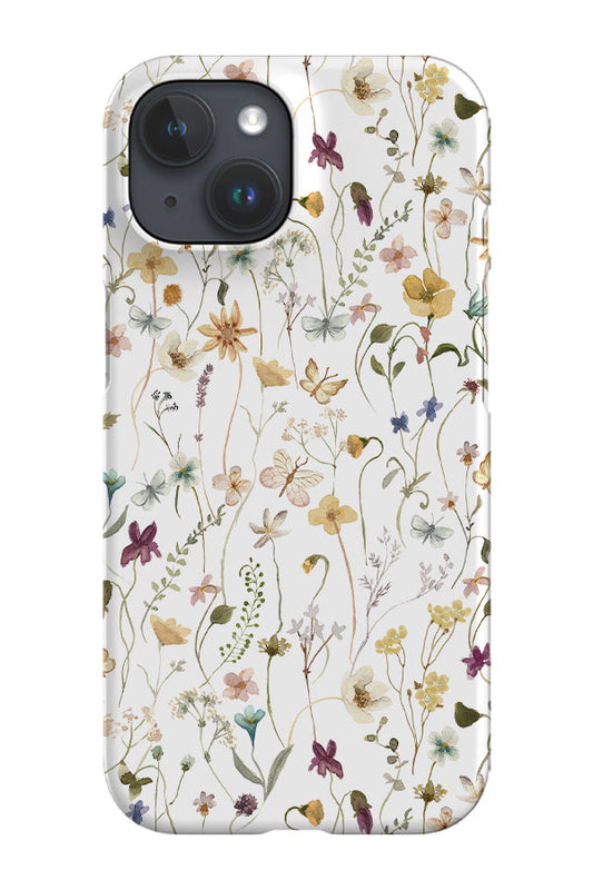 RoyalCovers.uk - Autumnal Wildflower Garden By Uta Naumann Phone Case (Beige)