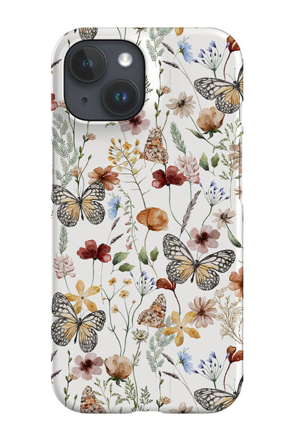 RoyalCovers.uk - Orange Garden Butterflies By Uta Naumann Phone Case (White)