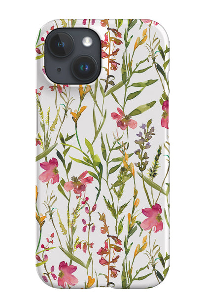 RoyalCovers.uk - Watercolour Pink Lily Garden By Uta Naumann Phone Case (White)