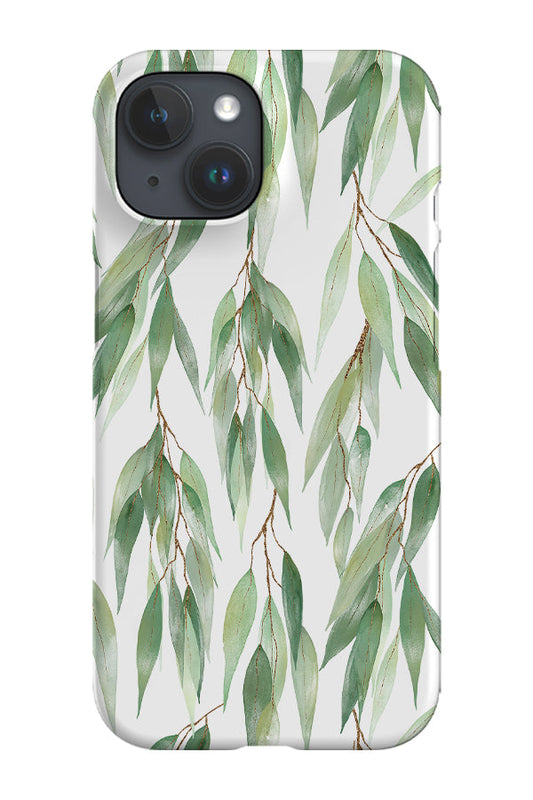 RoyalCovers.uk - Watercolour Willow Leaves By Uta Naumann Phone Case (Green)