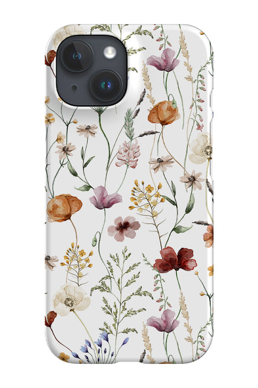 RoyalCovers.uk - Vintage Autumn Meadow Wildflowers By Uta Naumann Phone Case (White)