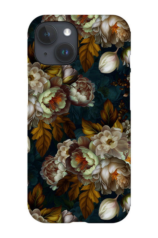 RoyalCovers.uk - Vintage Baroque White Flowers By Uta Naumann Phone Case (Black)