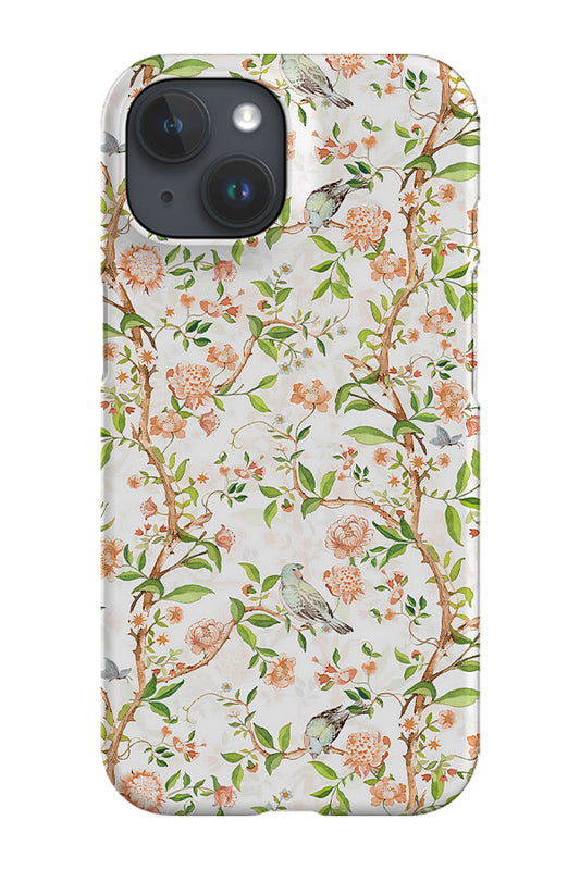 RoyalCovers.uk - Chinoiserie Vintage Birds By Uta Naumann Phone Case (Cream)