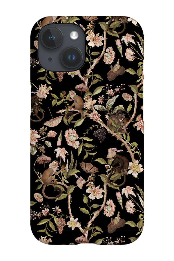 RoyalCovers.uk - Vintage Chinoiserie Monkeys By Uta Naumann Phone Case (Black)