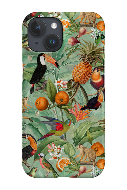RoyalCovers.uk - Vintage Exotic Toucans By Uta Naumann Phone Case (Green)