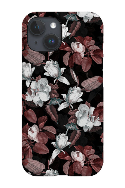 RoyalCovers.uk - Vintage Large White Flowers By Uta Naumann Phone Case (Black)