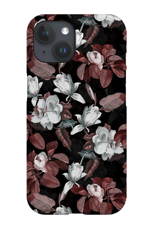 RoyalCovers.uk - Vintage Large White Flowers By Uta Naumann Phone Case (Black)