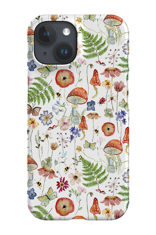 RoyalCovers.uk - Watercolour Vintage Mushrooms By Uta Naumann Phone Case (White)
