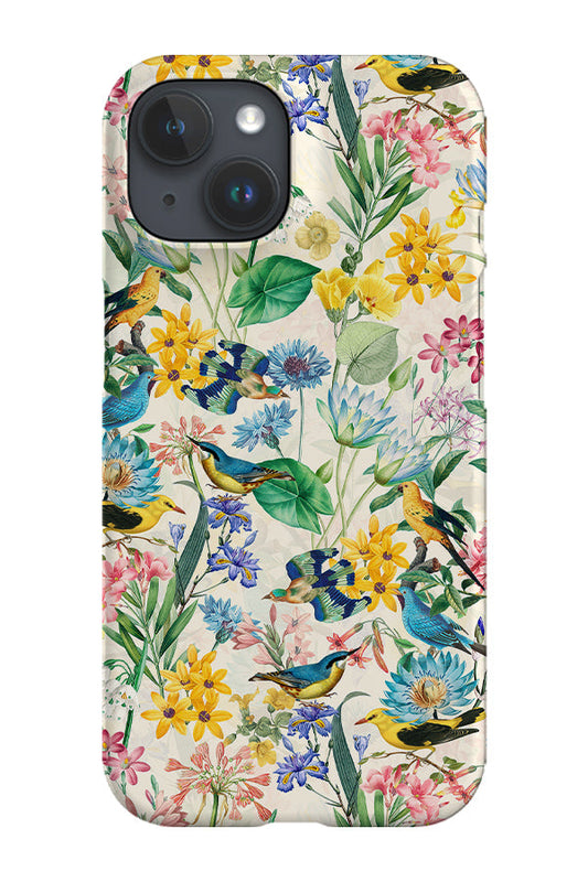 RoyalCovers.uk - Beautiful Vintage Floral Birds By Uta Naumann Phone Case (Multicolour)