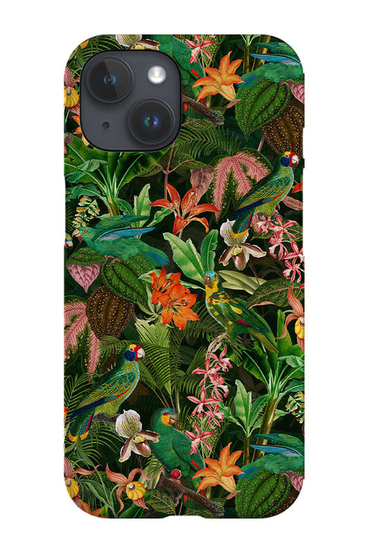 RoyalCovers.uk - Tropical Vintage Exotic Parakeets By Uta Naumann Phone Case (Green)