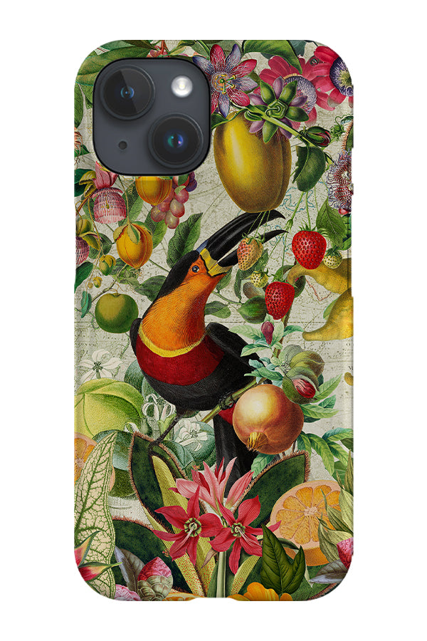 RoyalCovers.uk - Tropical Vintage Toucan By Uta Naumann Phone Case (Green)