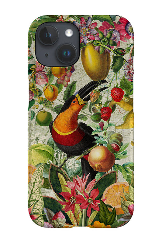 RoyalCovers.uk - Tropical Vintage Toucan By Uta Naumann Phone Case (Green)