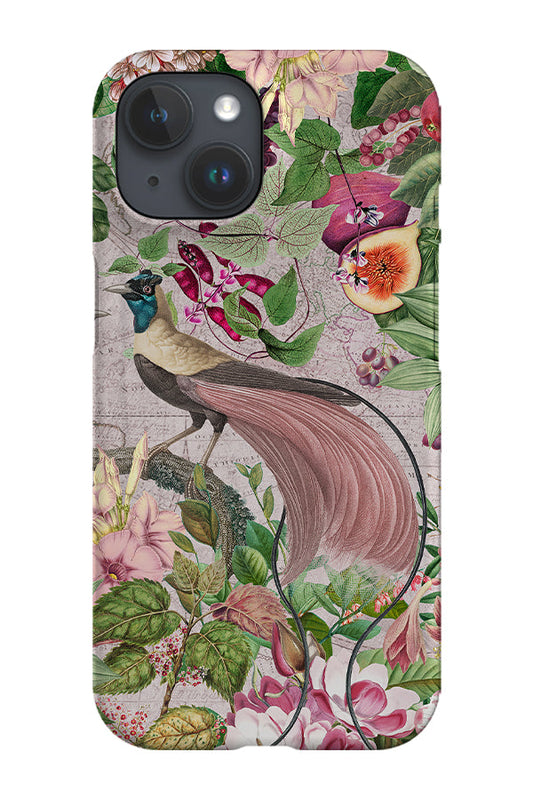 RoyalCovers.uk - Vintage Pink Birds of Paradise By Uta Naumann Phone Case (Pink)