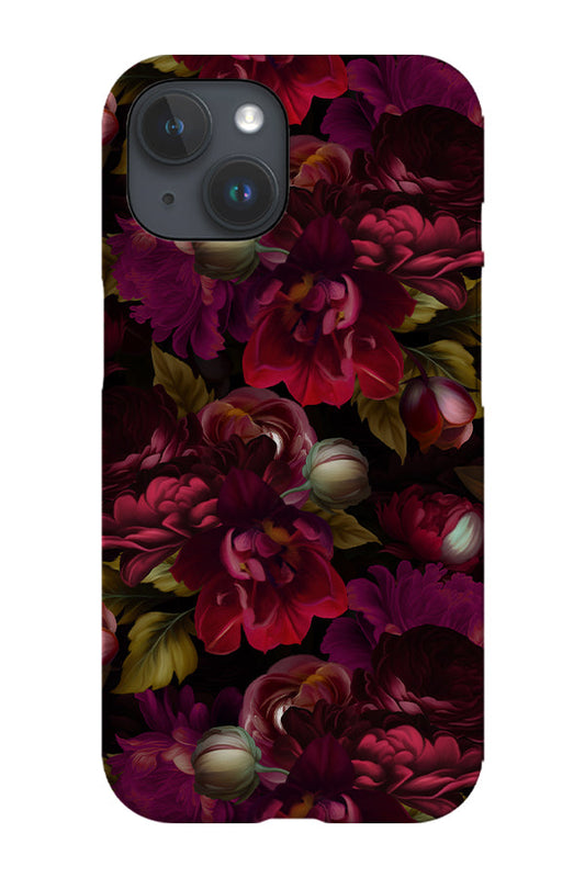 RoyalCovers.uk - Vintage Romantic Burgundy Roses By Uta Naumann Phone Case (Red)