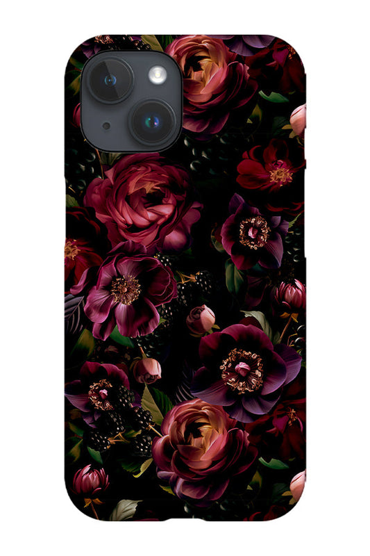 RoyalCovers.uk - Vintage Dark Red Roses By Uta Naumann Phone Case (Red)