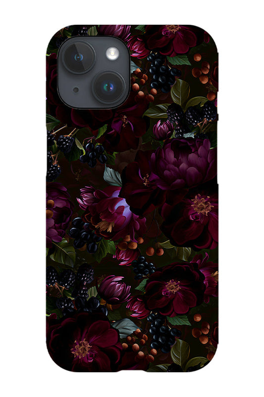 RoyalCovers.uk - Deep Purple Gothic Florals By Uta Naumann Phone Case (Purple)