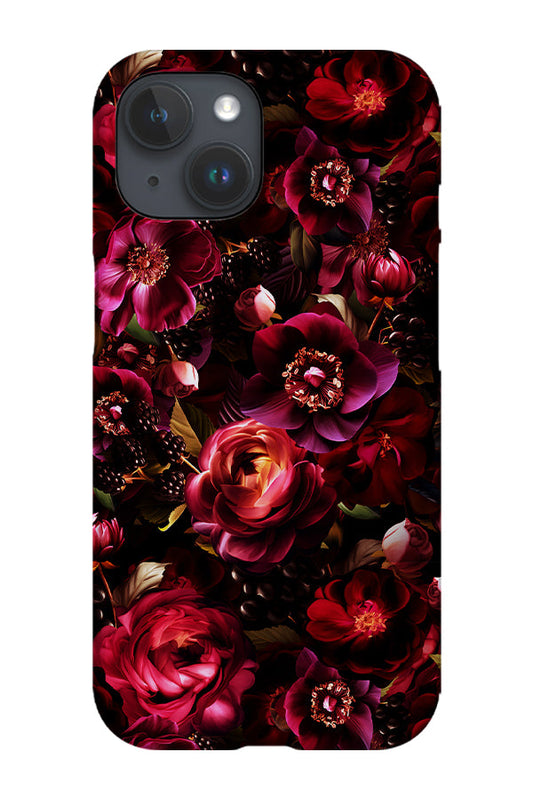 RoyalCovers.uk - Vintage Midnight Rose Garden By Uta Naumann Phone Case (Red)