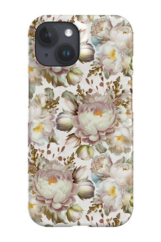 RoyalCovers.uk - Antique Spring Peonies By Uta Naumann Phone Case (White)