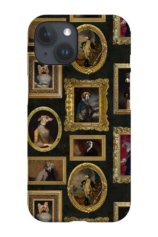 RoyalCovers.uk - Vintage Dogs Renaissance Museum By Uta Naumann Phone Case (Black)